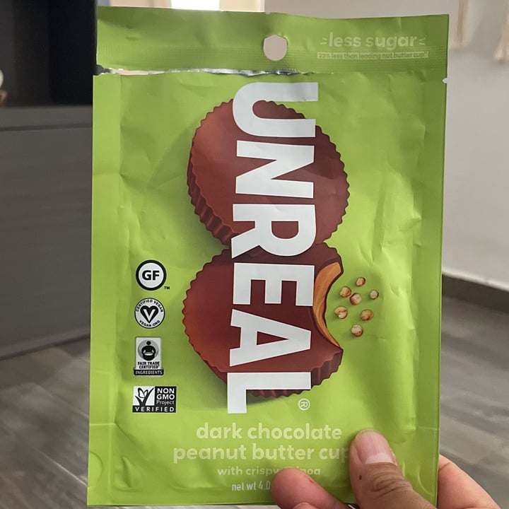 photo of UNREAL Crispy Dark Chocolate Peanut Butter Cups shared by @argelmruiz on  15 Apr 2022 - review