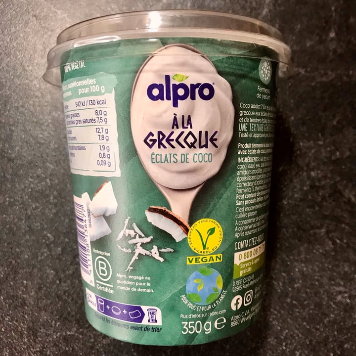 review photo of Alpro Greek Style Coconut shared by @traceyinfr on 09 May 2022 - review