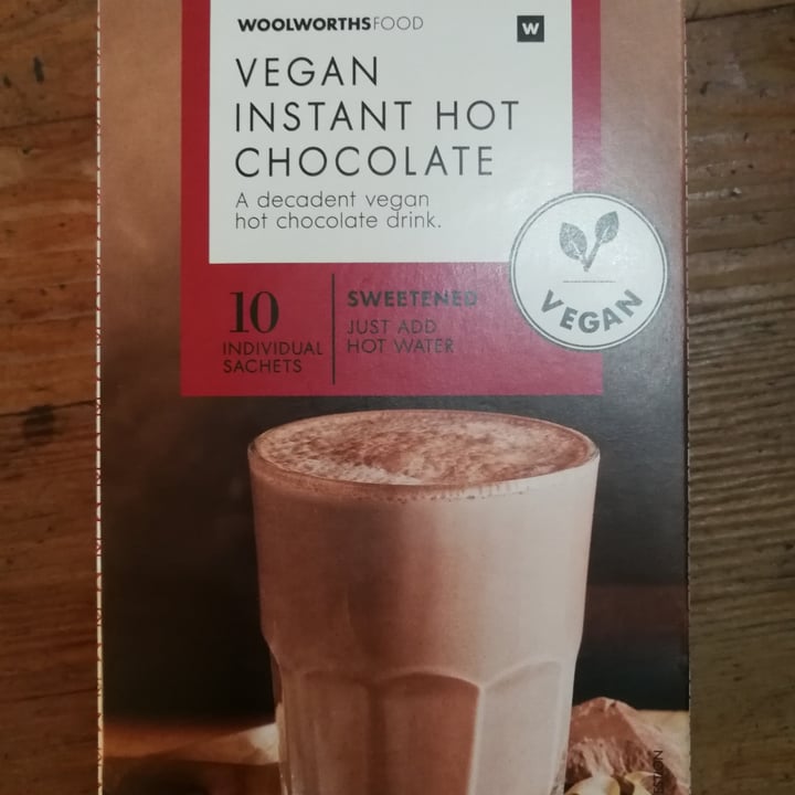 photo of Woolworths Food Vegan instant Hot Chocolate shared by @sjl on  07 Aug 2021 - review