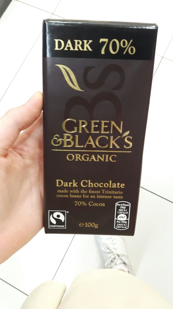 photo of Green & Black's Organic 70% Cocoa Dark Chocolate shared by @darkchocoholic on  20 Nov 2018 - review