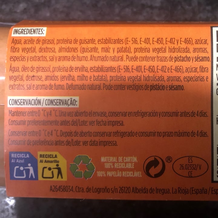 review photo of Revolu Green Salchichas vegetales shared by @activxlosanimales on 14 Oct 2021 - review