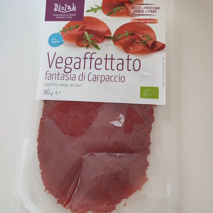 photo of Biolab Vegaffettato fantasia di Carpaccio shared by @elisa26 on  04 Jun 2022 - review