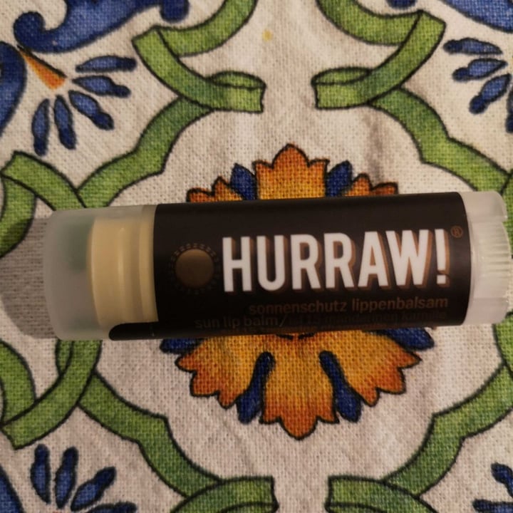 photo of Hurraw! Sun Lip Balm shared by @zizzivegan on  23 Feb 2020 - review