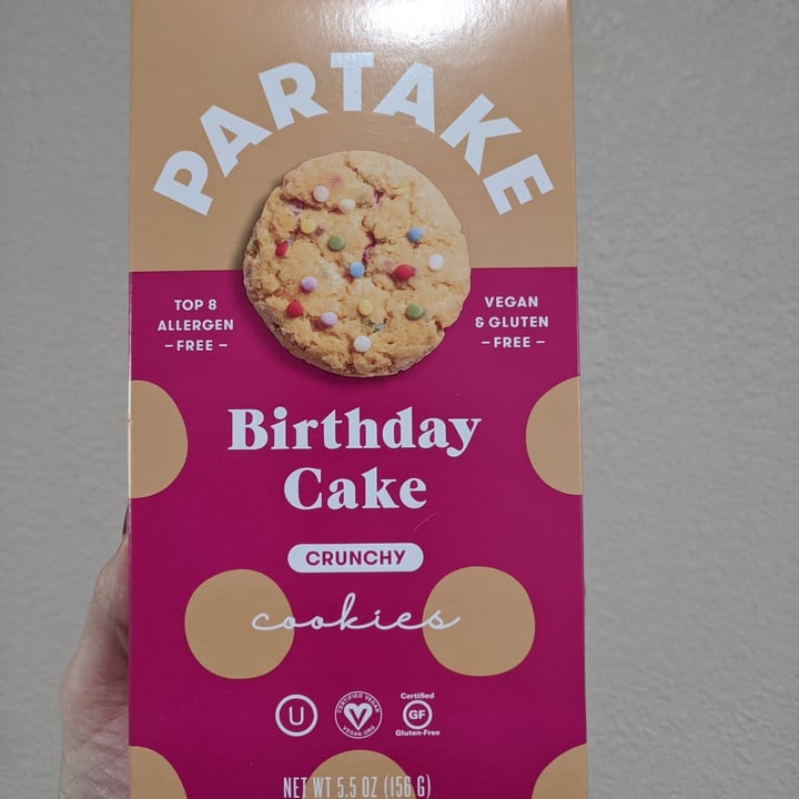 photo of Partake Foods Birthday Cake Cookies shared by @regimack on  29 Jan 2022 - review