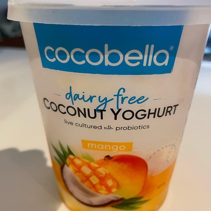 photo of Cocobella Cocobella dairy free coconut yogurt-Mango shared by @plantbasedancer on  10 Jan 2022 - review