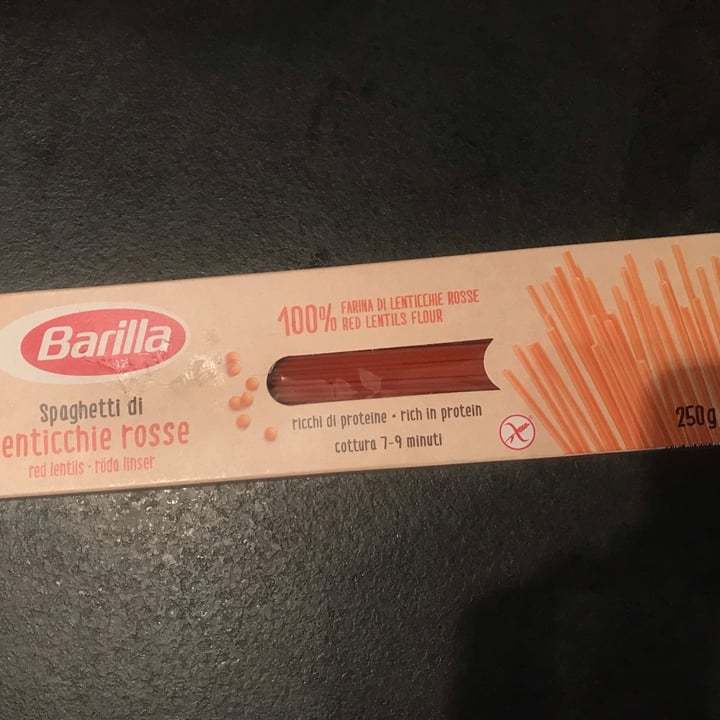photo of Barilla Red Lentil Spaghetti shared by @glottaveg93 on  31 Jul 2021 - review