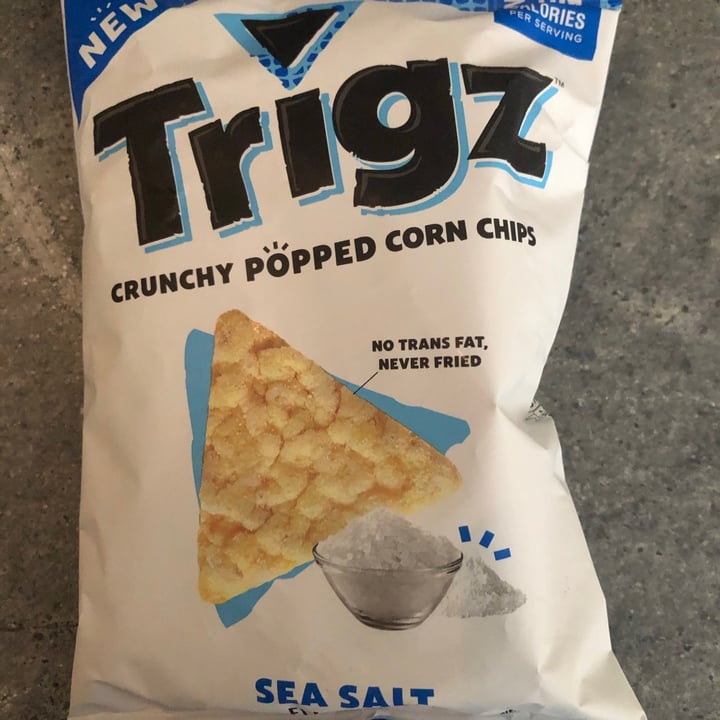 photo of Trigz Trigz crunchy Popped Chips Sea Salt shared by @caittyler on  27 May 2021 - review