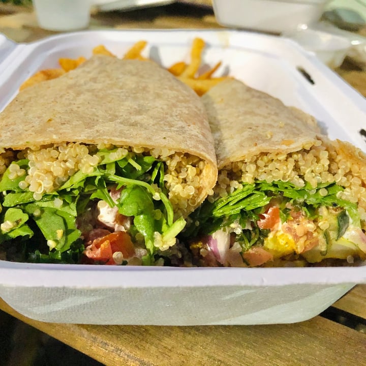 photo of Native Foods Cafe Cauliflower Chickpea Shawarma Wrap shared by @meredithsveganlife on  09 Nov 2020 - review