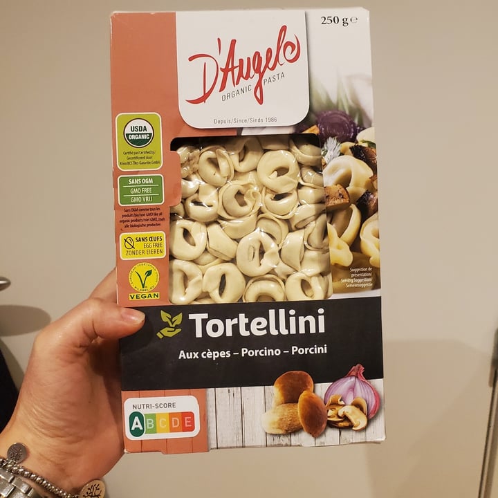photo of D'Angelo Organic Pasta tortellini ai porcini shared by @virg on  14 Oct 2022 - review