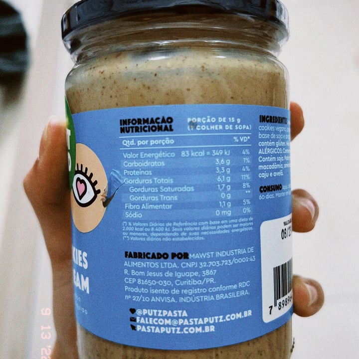 review photo of pasta de amendoin Putz Pasta De Amendoim Putz shared by @eloveg on 21 Sep 2022 - review