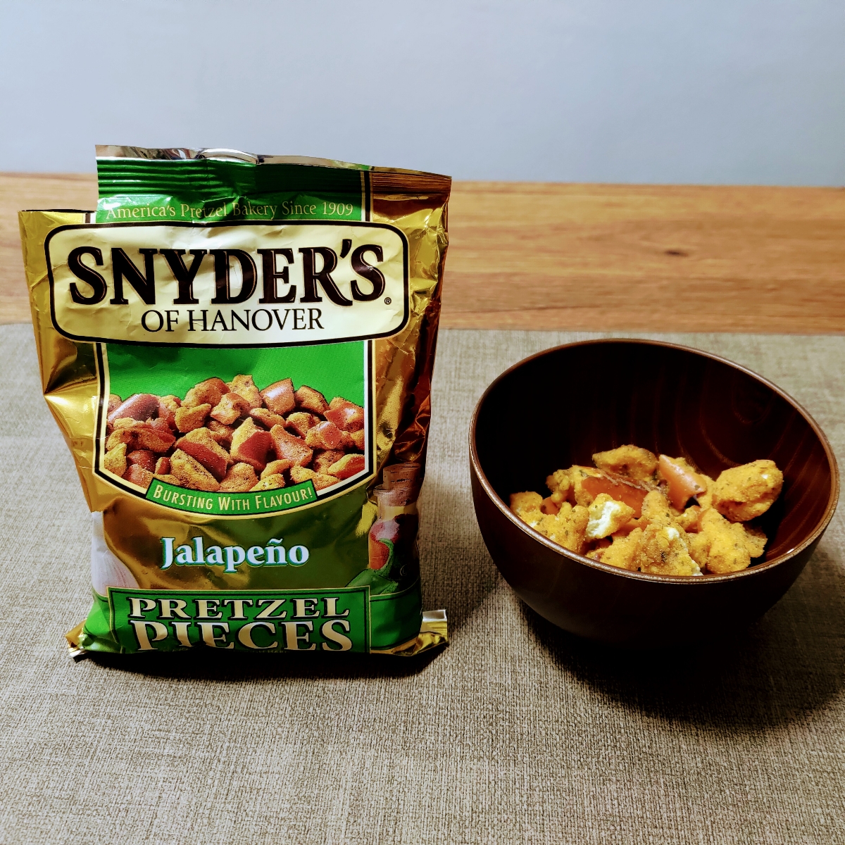 Snyder's of Hanover Jalapeño pretzel pieces Reviews abillion