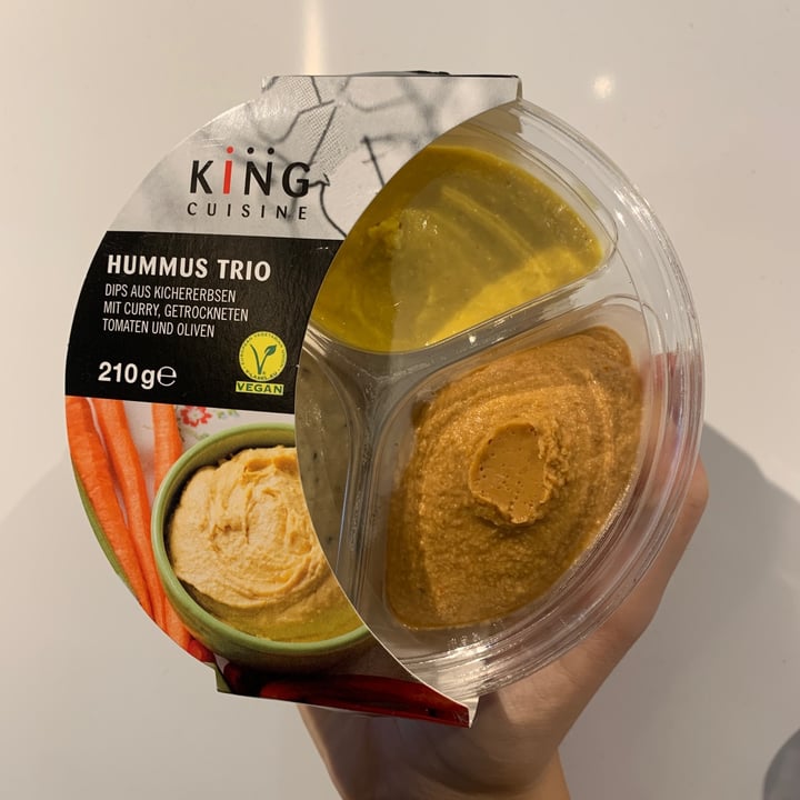 review photo of King cuisine Hummus Trio shared by @carolinschuetz on 12 Aug 2021 - review