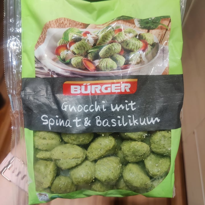 review photo of Bürger Gnocchi mit Spinat & Basilikum shared by @martinka on 13 Jul 2021 - review