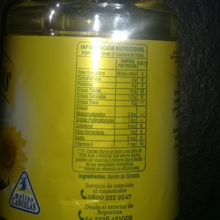 review photo of Molino Cañuelas Aceite De Girasol shared by @martinna on 25 Aug 2020 - review