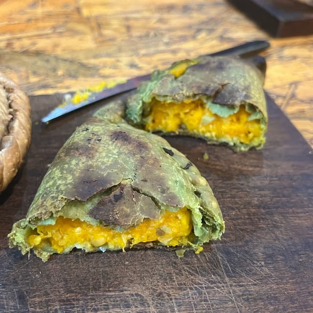 Photo of the dish “empanadas de calabaza”