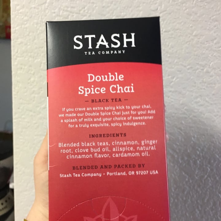 photo of Stash Organics Black Tea: Double Spice Chai shared by @lisseatsplants on  23 Feb 2020 - review