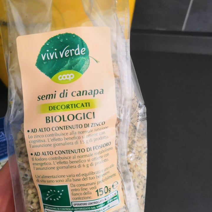 photo of Vivi Verde Coop Semi di canapa shared by @deborahmultari on  12 Mar 2022 - review