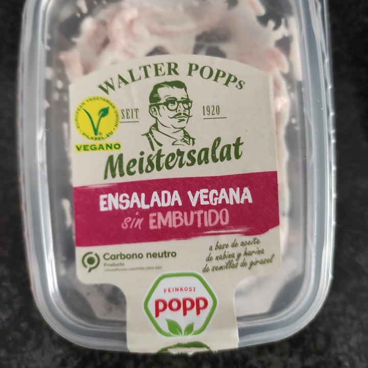 photo of Walter Popps Veganer Fleischfrei-Salat shared by @sandravo on  21 Jul 2022 - review