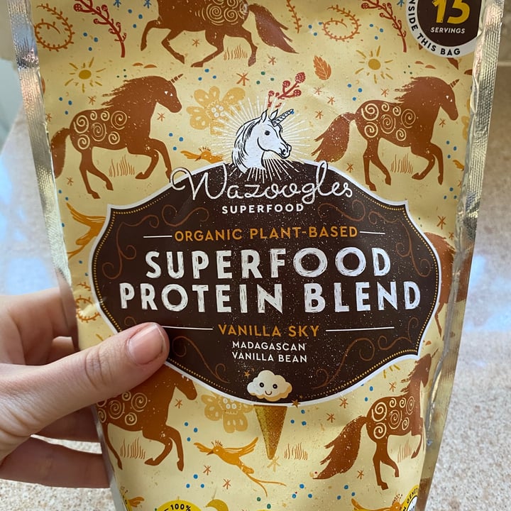 photo of Wazoogles Superfood Superfood Protein Blend - Vanilla Sky shared by @georgina98 on  02 Aug 2020 - review