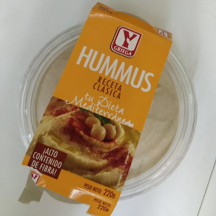 photo of Y Griega Hummus Receta Clásica 220g shared by @ditovegan on  28 Oct 2021 - review