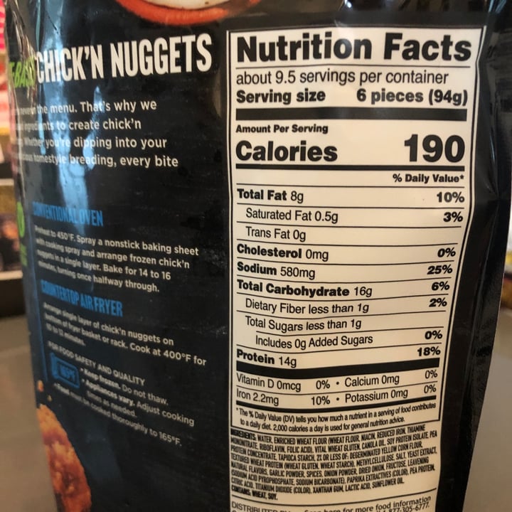 photo of Gardein Ultimate Plant Based Chick’n Nuggets shared by @saralovesveggies on  22 Jul 2022 - review