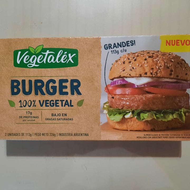 photo of Vegetalex Burger 100% Vegetal shared by @marleneriolo on  24 May 2022 - review
