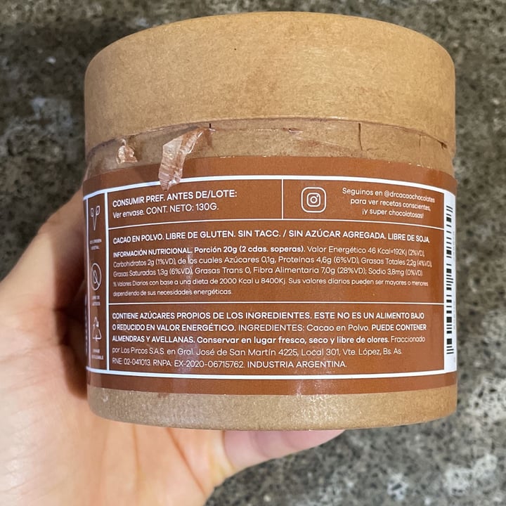 review photo of Dr. Cacao Cacao En polvo shared by @biancabruno on 04 Apr 2022 - review