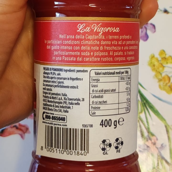 photo of Mutti Passata Pugliese shared by @liaz2002 on  18 Mar 2022 - review