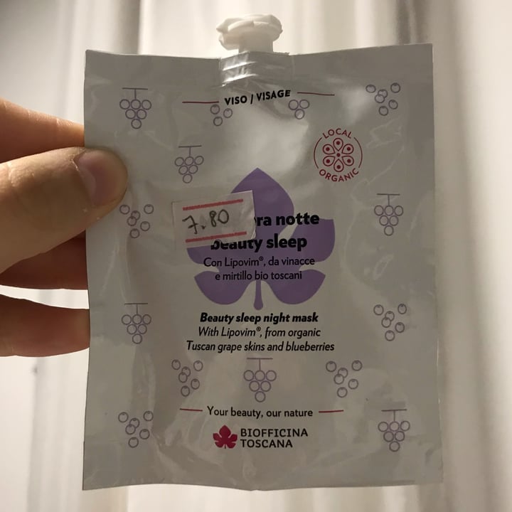 review photo of Biofficina Toscana Beauty Sleep Night Mask shared by @sarabettini on 29 Nov 2022 - review