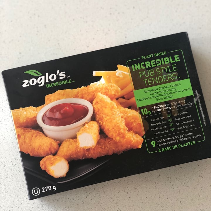 photo of Zoglo's Incredible Pub Style Tenders shared by @envisioningvegan on  04 Jul 2022 - review