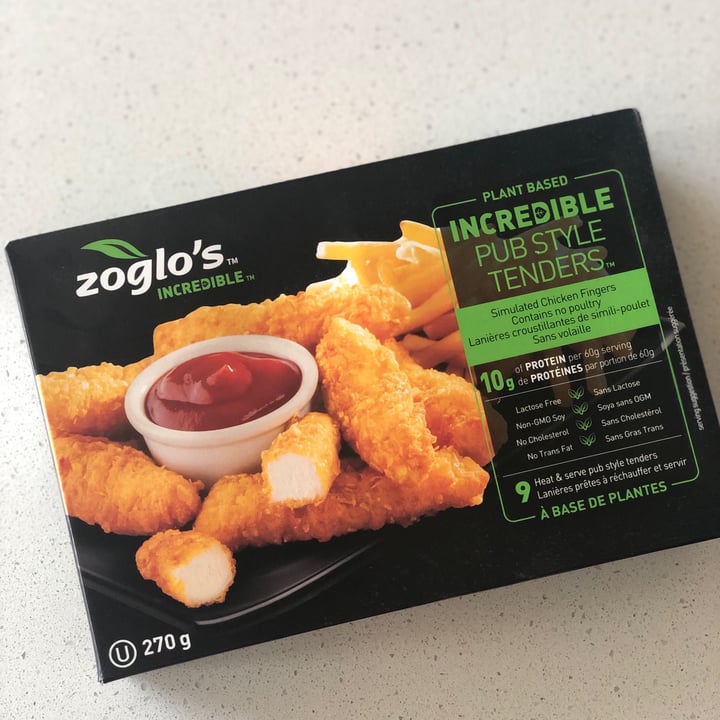 review photo of Zoglo's Incredible Pub Style Tenders shared by @envisioningvegan on 04 Jul 2022 - review
