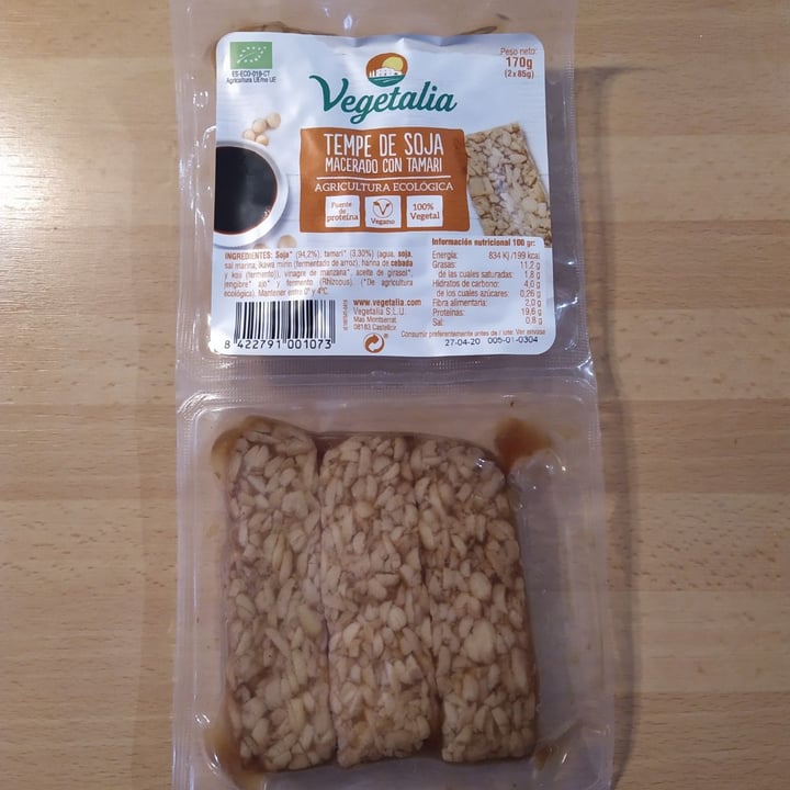 photo of Vegetalia Tempe de Soja shared by @santimayoral on  16 Apr 2020 - review