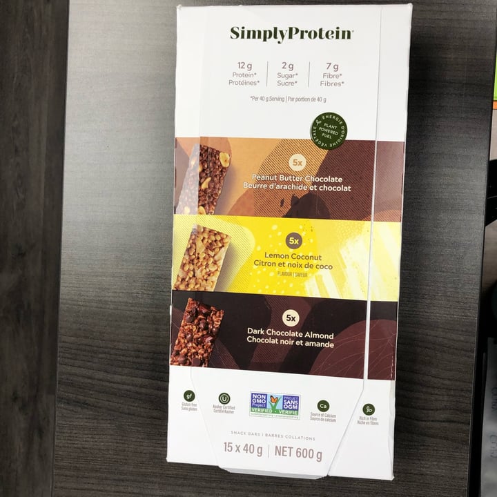 photo of Simply Protein Double Chocolate Bar shared by @ethicalehme on  04 Nov 2021 - review