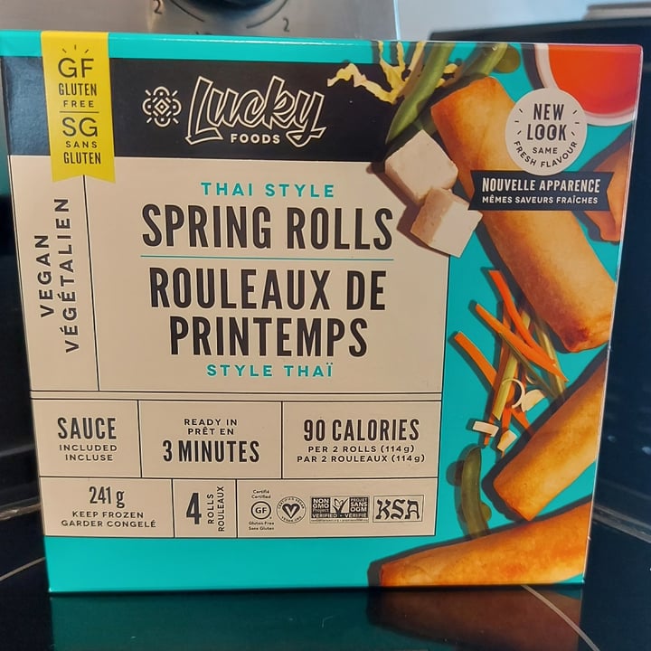 review photo of Lucky Foods Thai Style Spring Rolls shared by @leahbelanger on 29 Jun 2021 - review