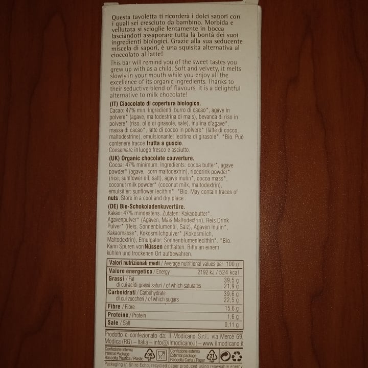 review photo of Il modicano Choco vegano shared by @chiaranour on 23 Apr 2022 - review