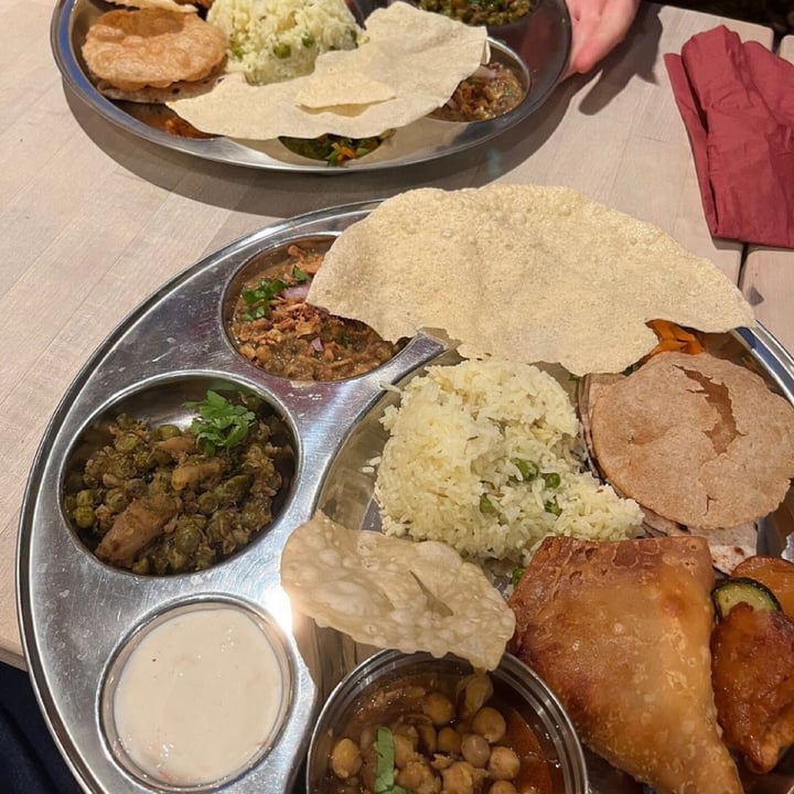 photo of Delhish Vegan Kitchen Thali for 1 shared by @abicado on  20 Nov 2021 - review
