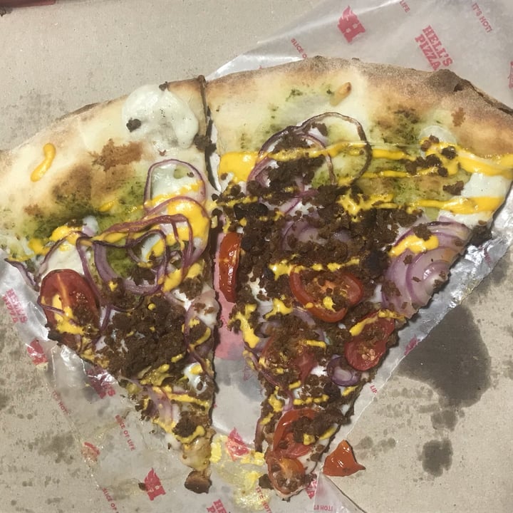 photo of Hell’s Pizza Not Guilty shared by @newromantic on  11 Apr 2022 - review