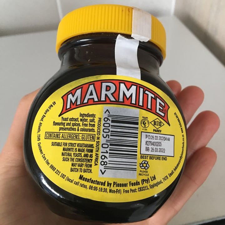 photo of Marmite Marmite yeast extract  shared by @taz on  01 Oct 2020 - review