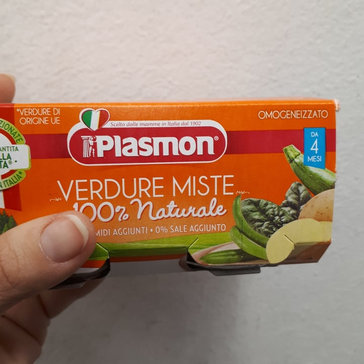 photo of Plasmon Omogeneizzato di verdure miste shared by @paolinasw on  28 Dec 2021 - review