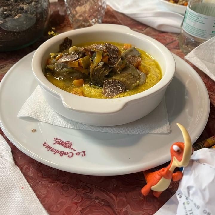 photo of La Colubrina Spicchi di carciofi con tartufo e polenta taragna shared by @lafusca on  06 Mar 2022 - review