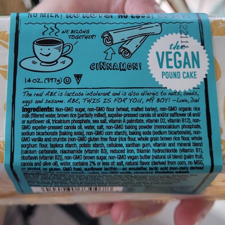 photo of Abe's Vegan Muffins Coffee Crumble Square Cake shared by @yourfriendjen on  26 Jun 2022 - review