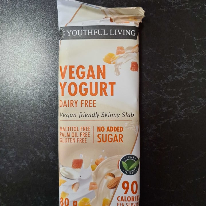 photo of Youthful Living Vegan yoghurt bar shared by @veronicagroen on  15 Jan 2022 - review