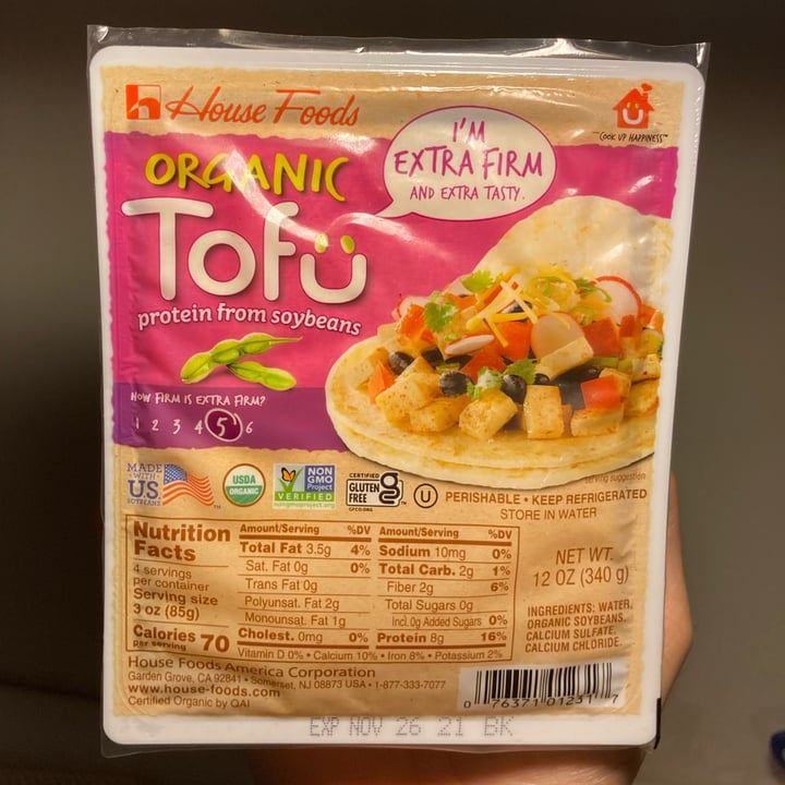 photo of House Foods House Foods Organic Tofu shared by @alphanumer1c on  06 Nov 2021 - review