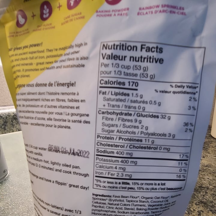 photo of Flourish Plant based pancake mix shared by @mushroom12 on  25 Jul 2021 - review