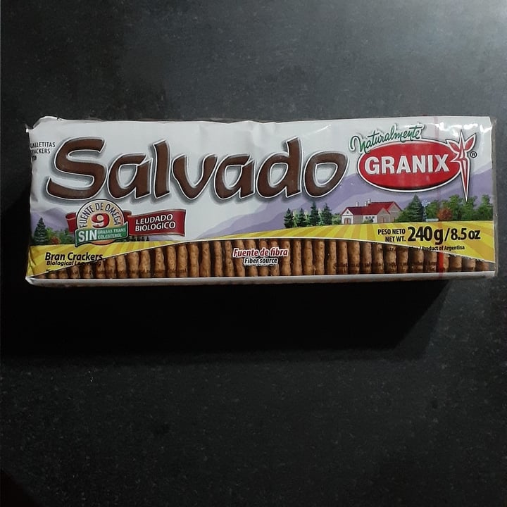 photo of Granix Galletitas Crackers con Salvado shared by @micavegan on  22 Feb 2021 - review