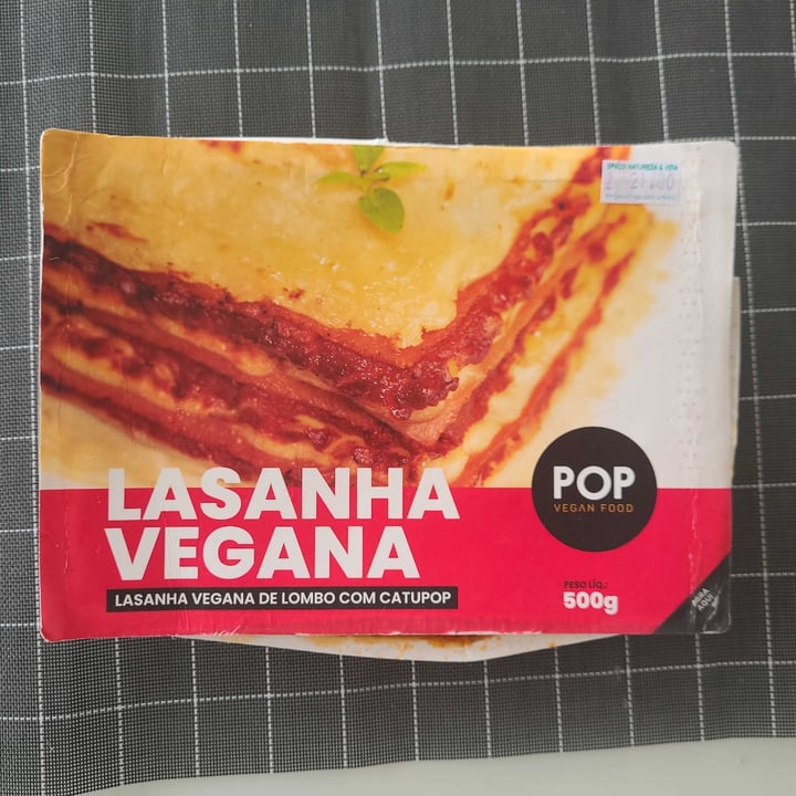 photo of Pop vegan food lasanha de lombo Pop shared by @leticiamei on  27 Dec 2022 - review
