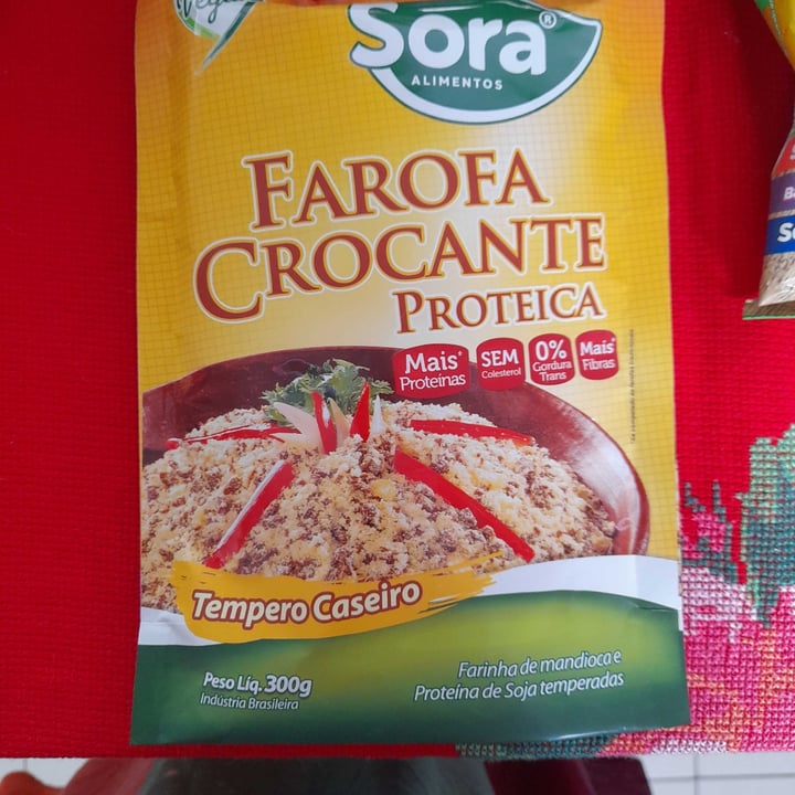 review photo of Sora Farofa Crocante Proteica shared by @juleonel on 16 Apr 2022 - review