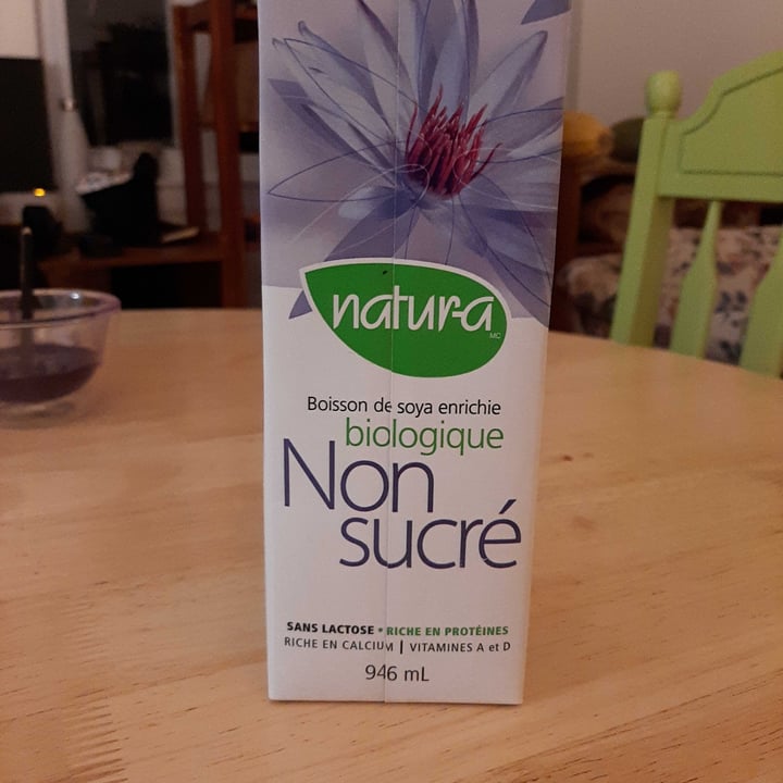 photo of Natura Fortified Organic Soy Beverage unsweetened shared by @poisson on  24 Nov 2021 - review