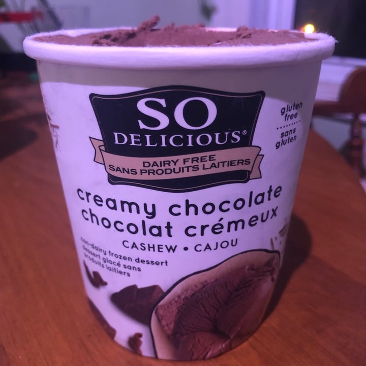 photo of So Delicious Dairy Free Creamy Chocolate Cashewmilk shared by @malakaijinto on  05 Jan 2021 - review