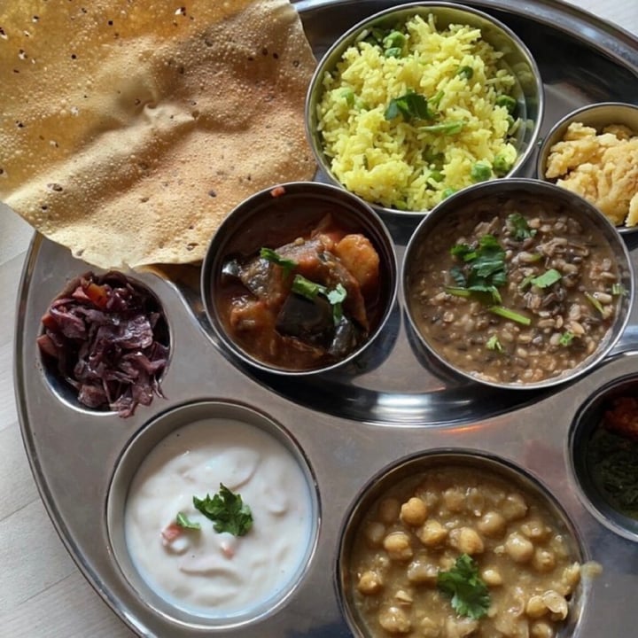 photo of Delhish Vegan Kitchen Thali for 1 shared by @abicado on  20 Nov 2021 - review